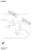 LEVIERS   POIGNEES pour Suzuki BURGMAN 400 2024