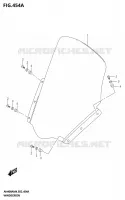 PARE BRISE pour Suzuki BURGMAN 400 2024