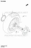 ROUE ARRIERE pour Suzuki BURGMAN 400 2024