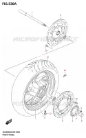ROUE AVANT pour Suzuki BURGMAN 400 2024