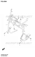 SUPPORT PROTEGE JAMBES pour Suzuki BURGMAN 400 2024
