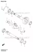 TRANSMISSION (2) pour Suzuki BURGMAN 400 2024
