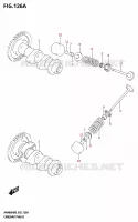 ARBRE A CAMES   SOUPAPES pour Suzuki BURGMAN 400 2025