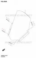 PARE BRISE pour Suzuki BURGMAN 400 2025