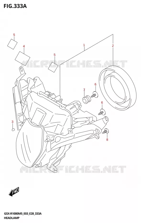 PHARE (GSX-R1000RZA) Suzuki MOTO 1000 GSX-R 2025  GSX-R1000A 2025 M5 (E28)