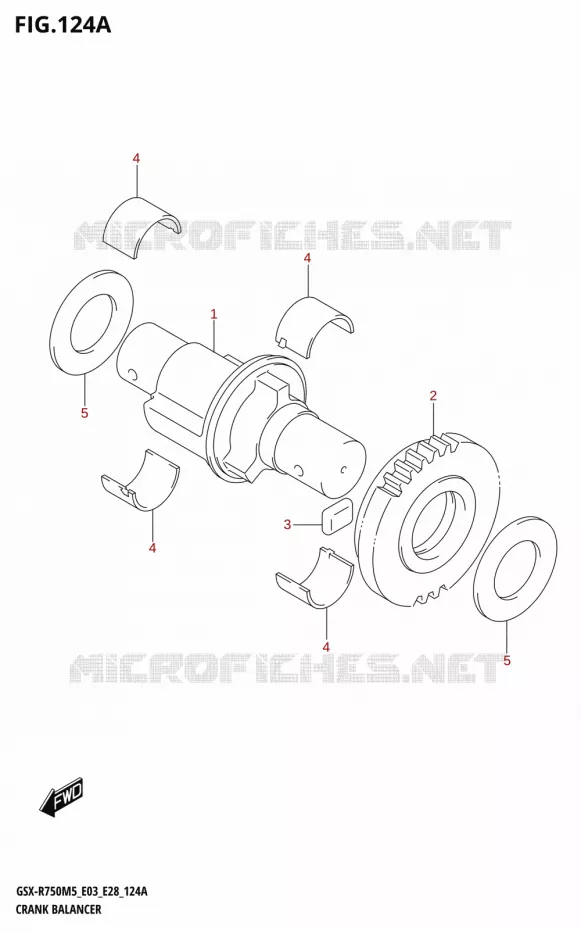 BALANCIER Suzuki MOTO 750 GSX-R 2025  GSX-R750 2025 M5 (E28)