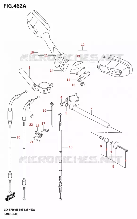 GUIDON Suzuki MOTO 750 GSX-R 2025  GSX-R750 2025 M5 (E28)