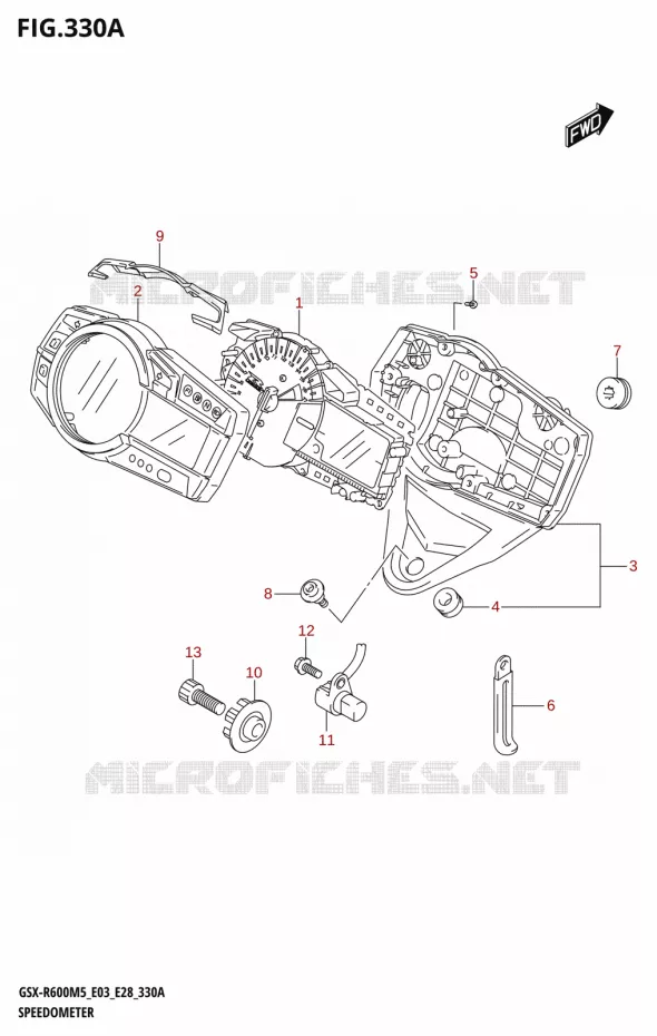 COMPTEUR (E03,E33) Suzuki MOTO 600 GSX-R 2025  GSX-R600 2025 M5 (E28)