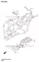 CADRE pour Suzuki KINGQUAD 400 2024