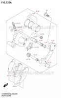ETRIER DE FREIN AVANT pour Suzuki KINGQUAD 400 2024