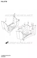 GARDE BOUE pour Suzuki KINGQUAD 400 2024