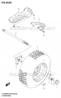 ROUE ARRIERE GAUCHE (LT A400F) pour Suzuki KINGQUAD 400 2024