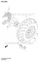ROUE AVANT pour Suzuki KINGQUAD 400 2024