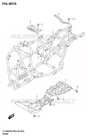 CADRE pour Suzuki KINGQUAD 400 2024
