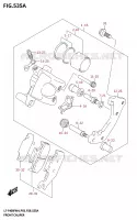 ETRIER DE FREIN AVANT pour Suzuki KINGQUAD 400 2024