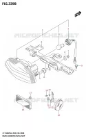 FEU ARRIERE pour Suzuki KINGQUAD 400 2024