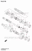 TRANSMISSION (2) pour Suzuki KINGQUAD 400 2024