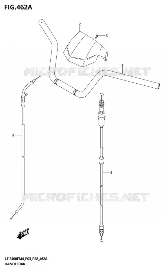 GUIDON Suzuki QUAD 400 KINGQUAD 2024  LT-F400F 2024 M4 (P28)