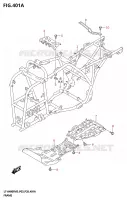 CADRE pour Suzuki KINGQUAD 400 2025