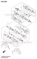 CARDAN AVANT pour Suzuki KINGQUAD 400 2025