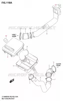 CONDUIT D'ADMISSION CARTER COURROIE pour Suzuki KINGQUAD 400 2025