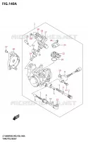 CORPS DE PAPILLON pour Suzuki KINGQUAD 400 2025