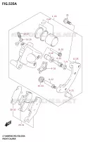 ETRIER DE FREIN AVANT pour Suzuki KINGQUAD 400 2025