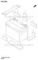 BATTERIE pour Suzuki ADDRESS 125 2024
