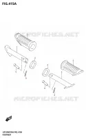 REPOSE PIEDS pour Suzuki ADDRESS 125 2024