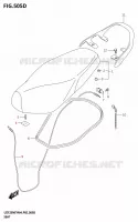 SELLE pour Suzuki ADDRESS 125 2024