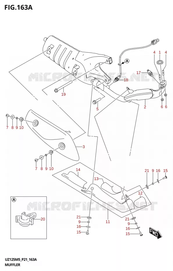 SILENCIEUX Suzuki SCOOTER 125 ADDRESS 2025  UZ125M5 P21 2025 M5 (P21)