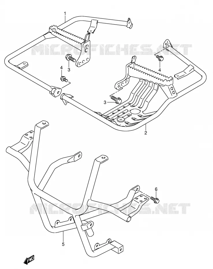 REPOSE PIED Suzuki QUAD 500 VINSON 2005  LT-F500FK5(P24)