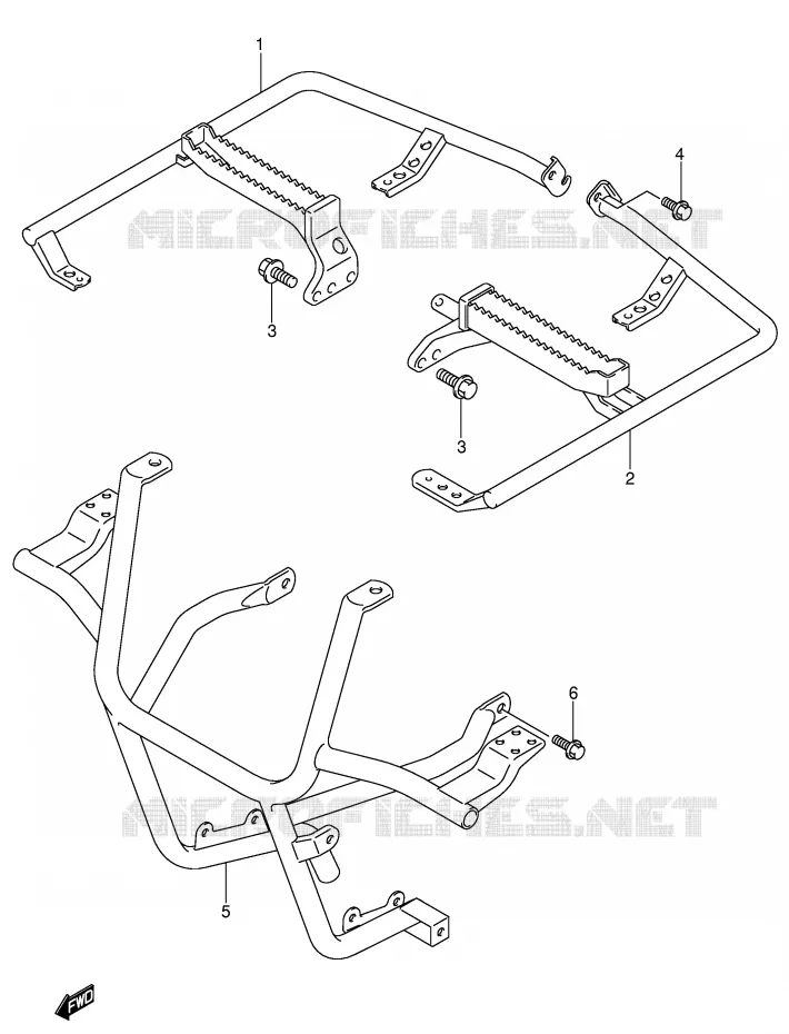 REPOSE PIED Suzuki QUAD 500 VINSON 2007  LT-A500FK7(P24)