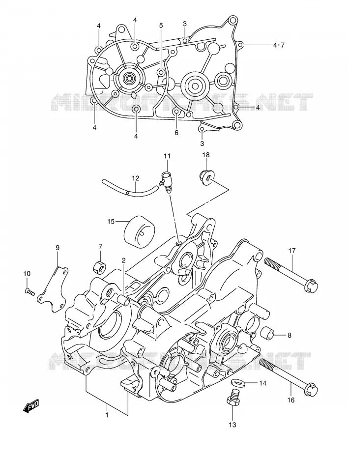 CARTER Suzuki QUAD 50 MINIQUAD-SPORT 2003  LT-A50K3(P2)