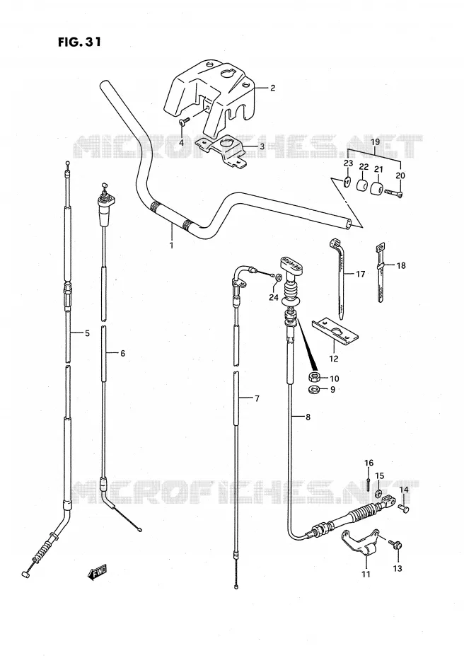 GUIDON Suzuki QUAD 160 OZARK 1995  LT-F160S(P28)