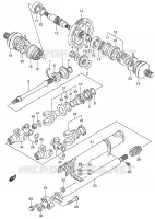 CARDAN MOTEUR/TRANSMISSION 300 suzuki-moto KINGQUAD 1999 DP035116