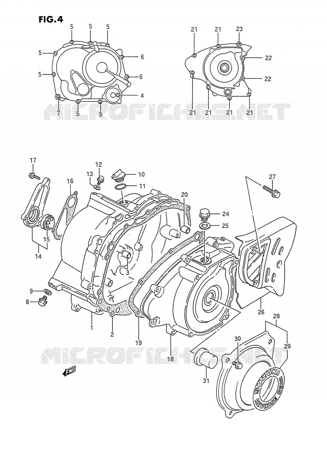 CARTER Suzuki QUAD 160 OZARK 1996  LT-F160T(P2)