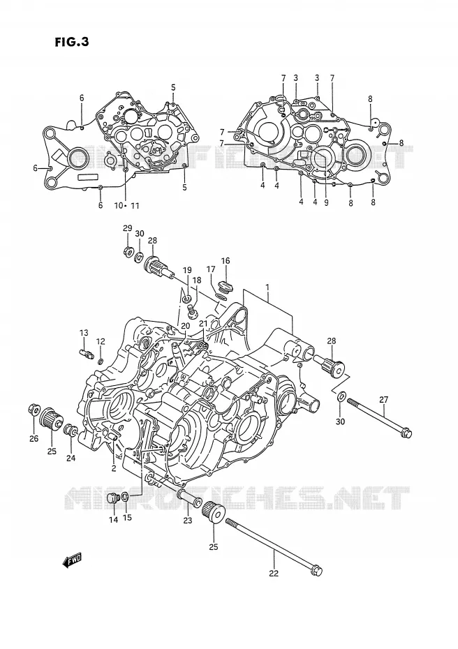 CARTER Suzuki QUAD 300 KINGQUAD 1993  LT-F4WDXP(E2)