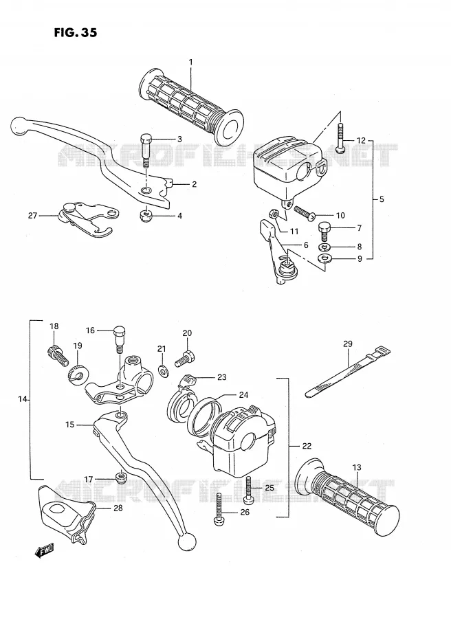 COMMODOS (MODELE J/K/L) Suzuki QUAD 250 OZARK 1996  LT-F250T(E3)