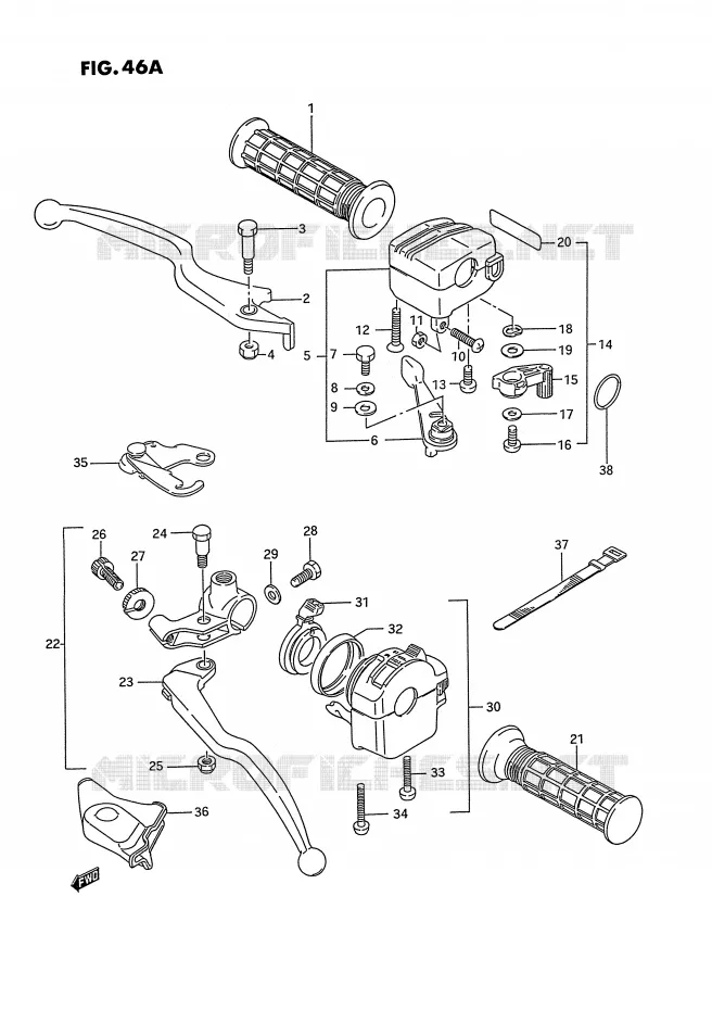 COMMODOS (MODELE S E17,E27) Suzuki QUAD 300 KINGQUAD 1993  LT-F4WDXP(E2)