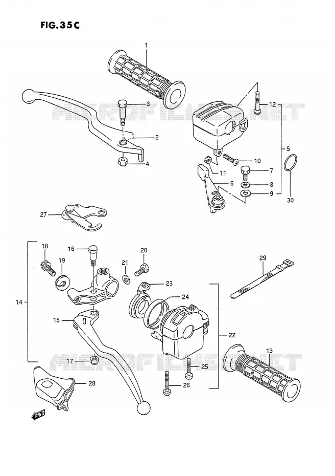 COMMODOS (MODELE S/T E2) Suzuki QUAD 250 OZARK 1993  LT-F250P(E2)