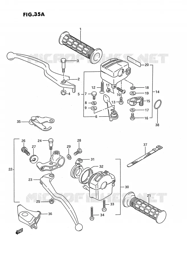 COMMODOS (MODELE S/T E24) Suzuki QUAD 250 OZARK 1995  LT-F250S(E2)