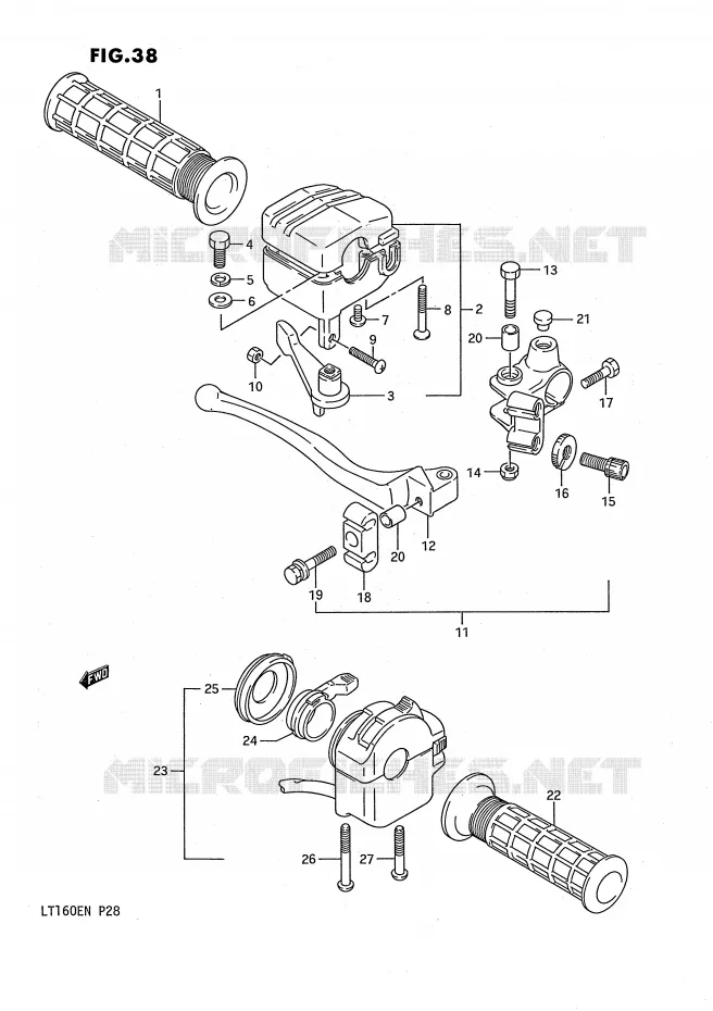 COMMODOS Suzuki QUAD 160 QUADRUNNER 1990  LT160EL(P28)