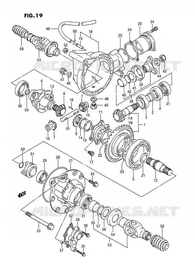 PONT AVANT Suzuki QUAD 250 KINGQUAD 1993  LT-F4WDP(E2)