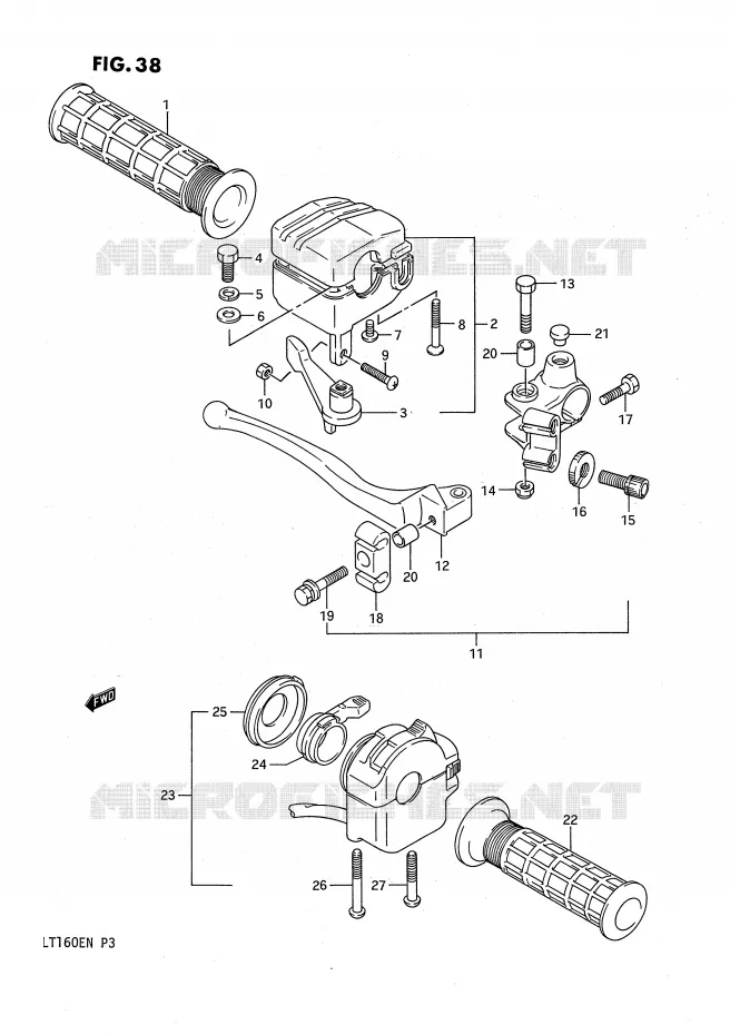 COMMODOS Suzuki QUAD 160 QUADRUNNER 1992  LT160EN(P3)