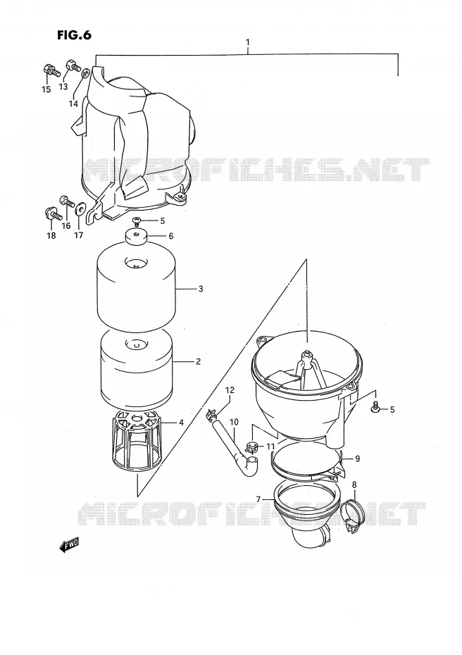 FILTRE A AIR Suzuki QUAD 80 QUADSPORT 1995  LT80S(P3)