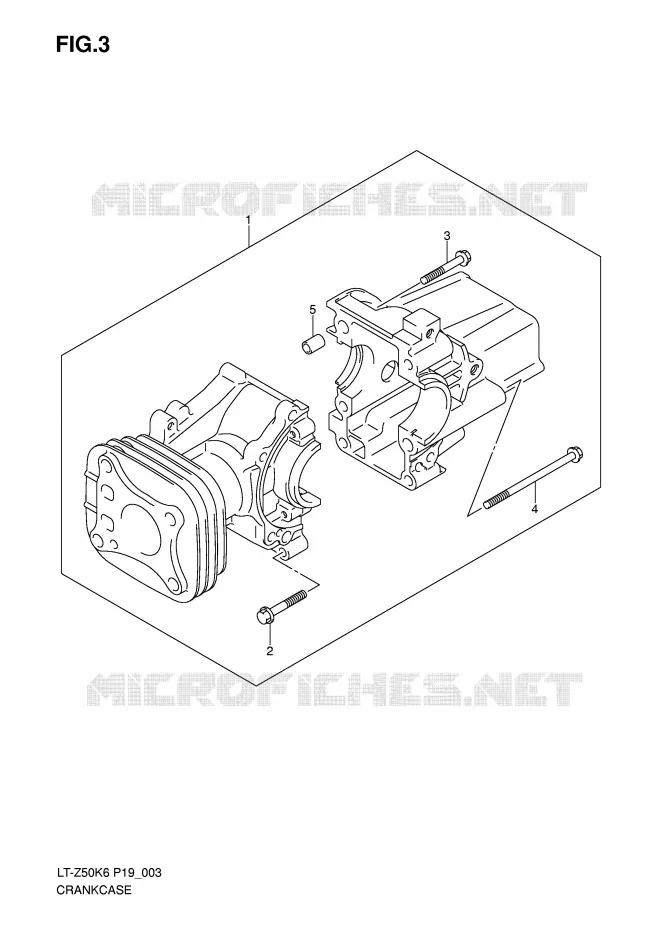 CARTER Suzuki QUAD 50 QUADSPORT 2014  LT-Z50L0(P19)