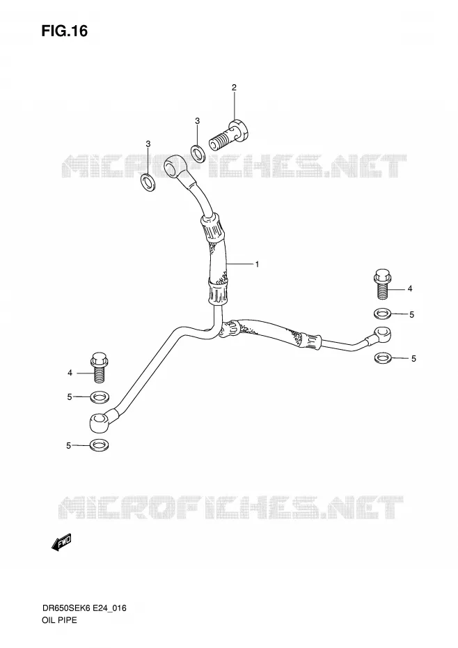 DURITE D'HUILE Suzuki MOTO 650 DR 2006  DR650SEK6(E24)