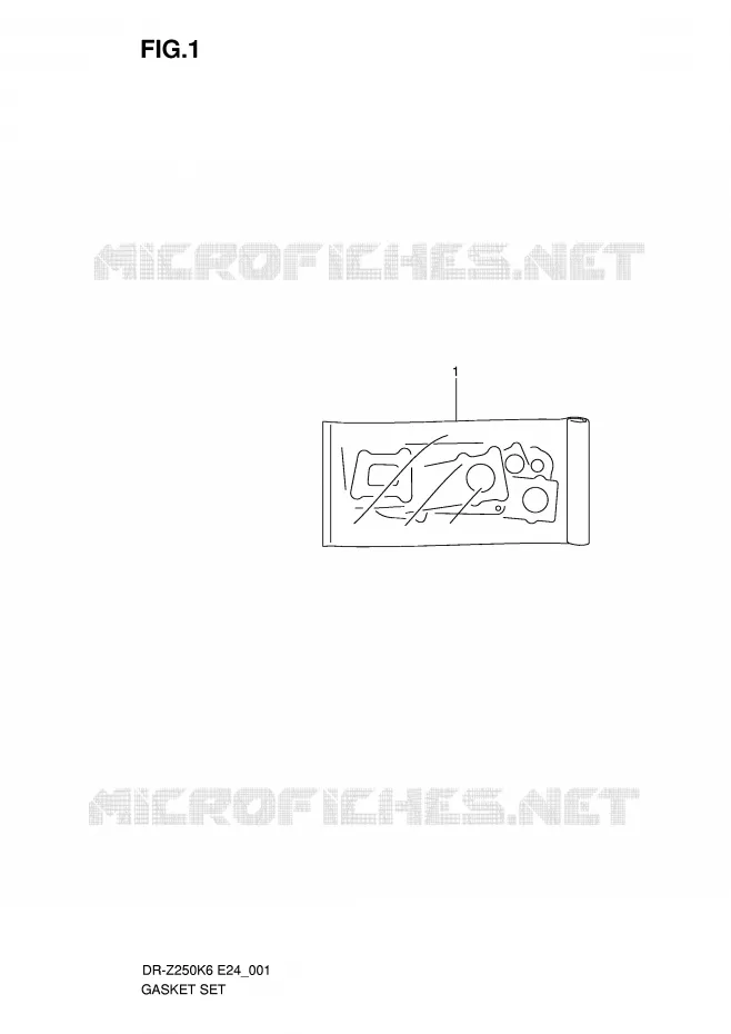 KIT JOINTS Suzuki MOTO 250 DR-Z 2006  DR-Z250K6(E24)