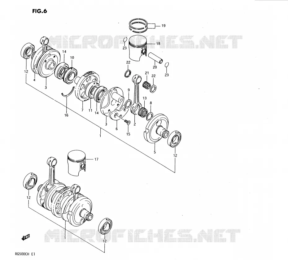 VILEBREQUIN Suzuki MOTO 500 RG 1987  RG500CH(E1)